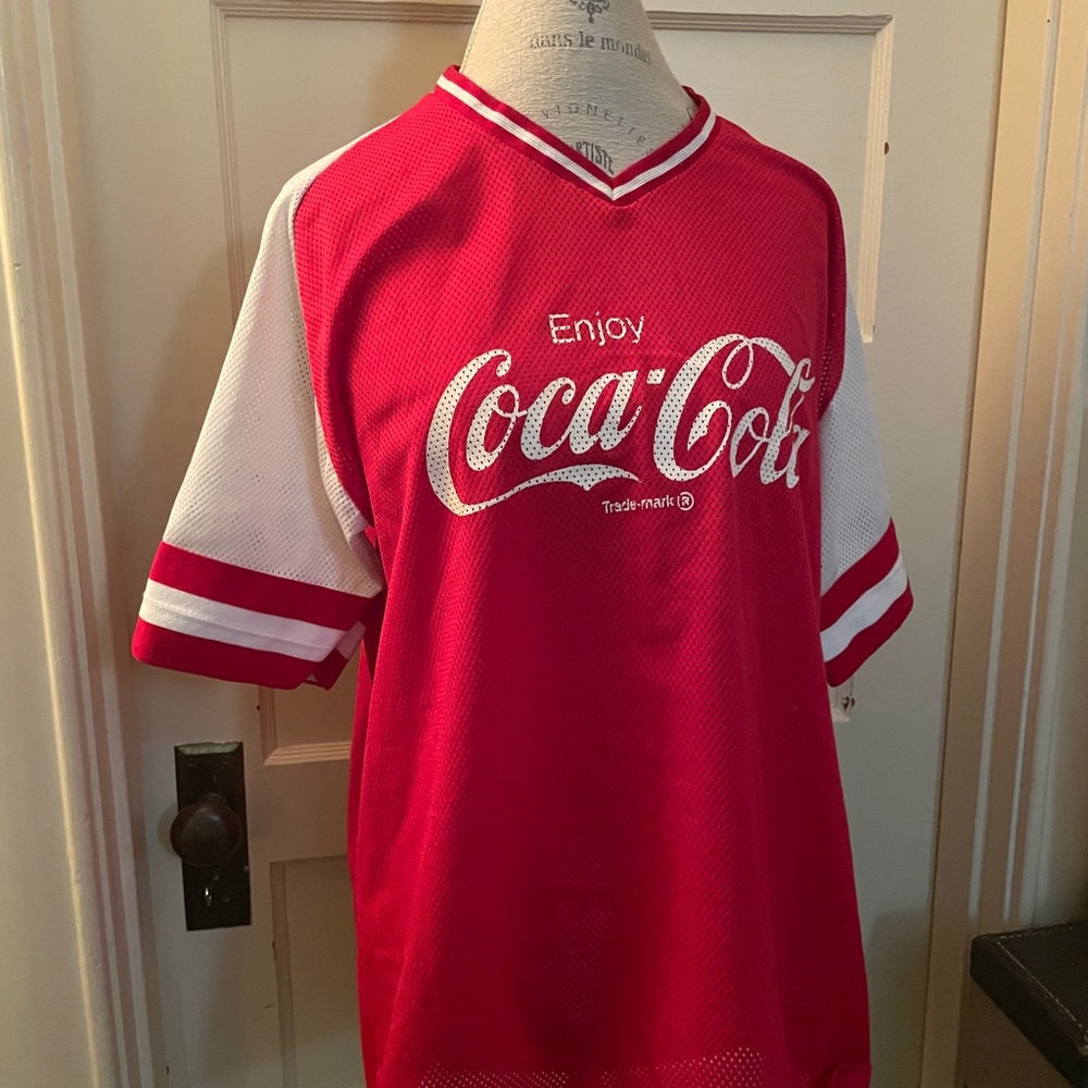 Coca Cola DeLong mesh shirt, Men’s size XL